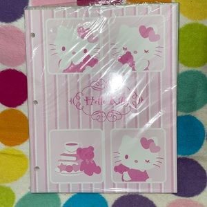 SALE!! 4/Pack Colored Hello Kitty Portfolio's (Pink, Green, Blue, Purple)!!!